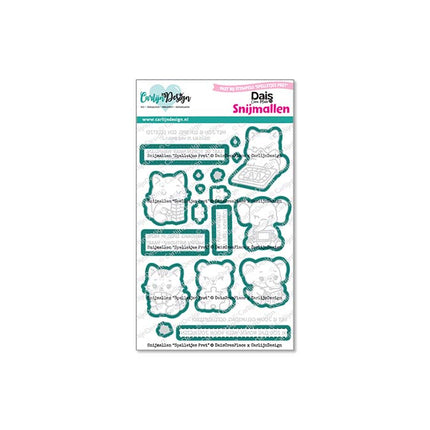 DaisCreaPlace Spelletjes pret bijpassende Snijmallen CDSN-0345