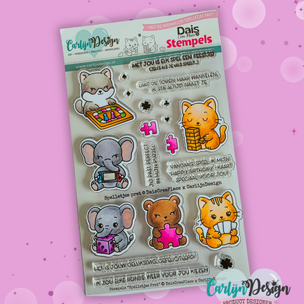 DaisCreaPlace Spelletjes pret Stempels CDST-0162