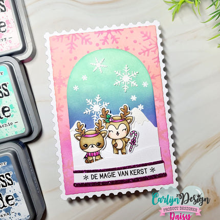 DaisCreaPlace Vrohoholijk Kerstbeest bijpassende snijmallen CDSN-0325