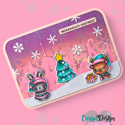 DaisCreaPlace Vrohoholijk Kerstbeest bijpassende snijmallen CDSN-0325