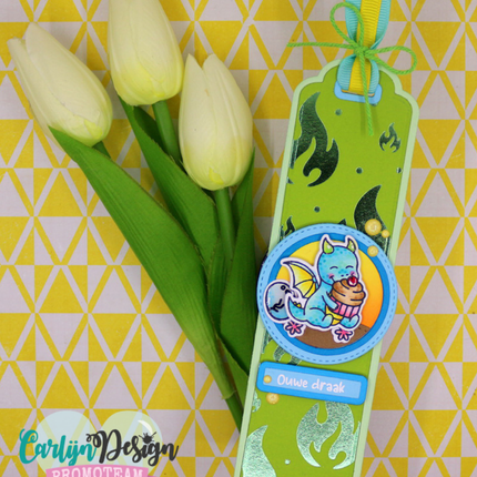 Gemaakt door Rowena A6 Vlammenzee hot foil CDHF-0084