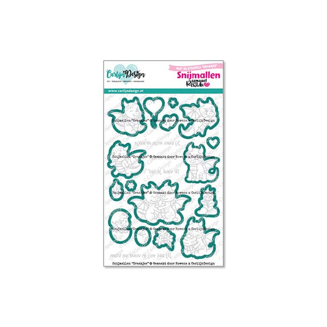 Gemaakt door Rowena Draakjes bijpassende Snijmallen CDSN-0341