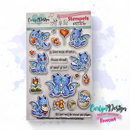 Gemaakt door Rowena Draakjes Stempels CDST-0159