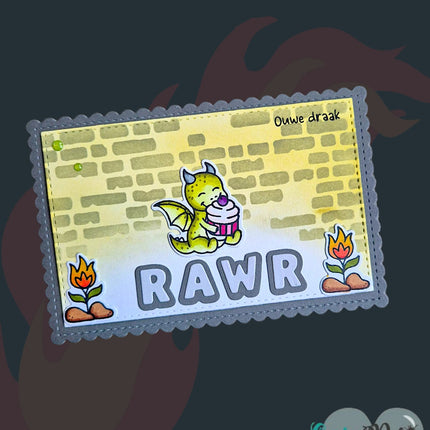 Gemaakt door Rowena Draakjes Stempels CDST-0159