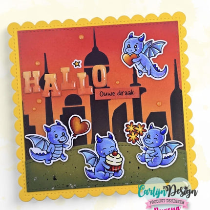 Gemaakt door Rowena Draakjes Stempels CDST-0159