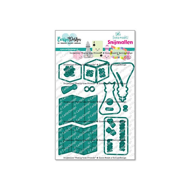 Ilona Maakt Family time Friends Snijmallen CDSN-0342