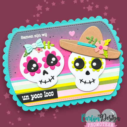 Ilona Maakt Sugar Skulls Snijmallen CDSN-0327