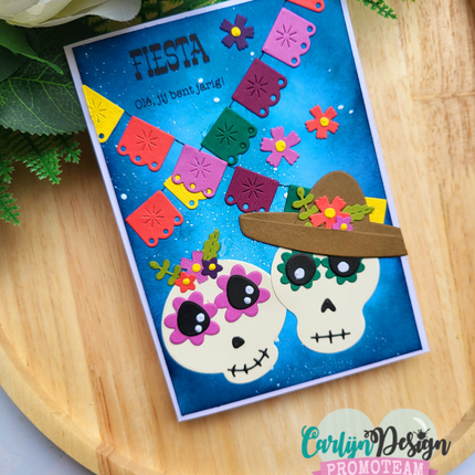 Ilona Maakt Sugar Skulls Snijmallen CDSN-0327