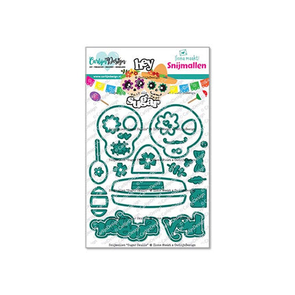 Ilona Maakt Sugar Skulls Snijmallen CDSN-0327
