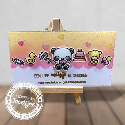 Jocelijne Design Baby Panda stempels CDJD-0024