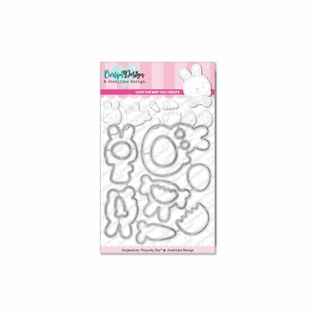 Jocelijne Design Hippity hop snijmallen CDJD-0006