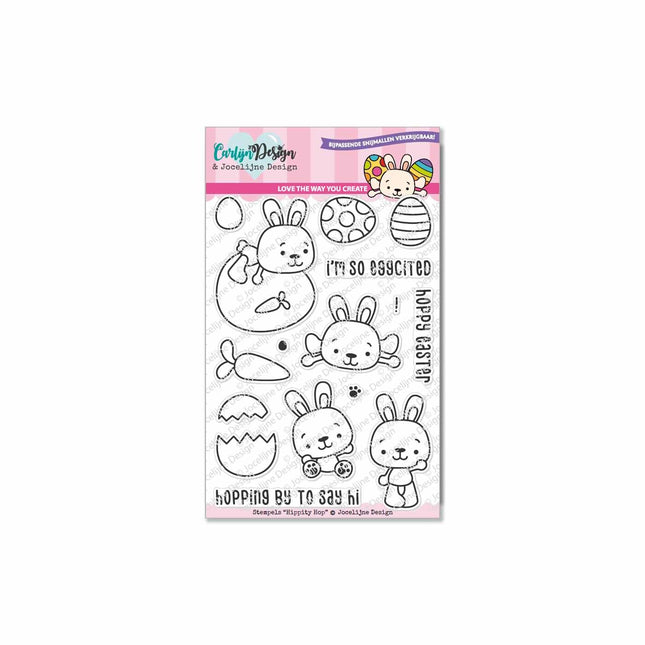 Jocelijne Design Hippity hop stempels CDJD-0005