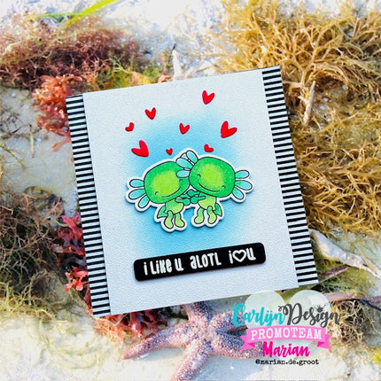 Jocelijne Design I Love You Alotl Stempels CDJD-0069