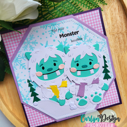 Jocelijne Design Mochi the Yeti Snijmallen CDJD-0061