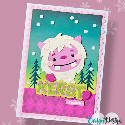 Jocelijne Design Mochi the Yeti Snijmallen CDJD-0061