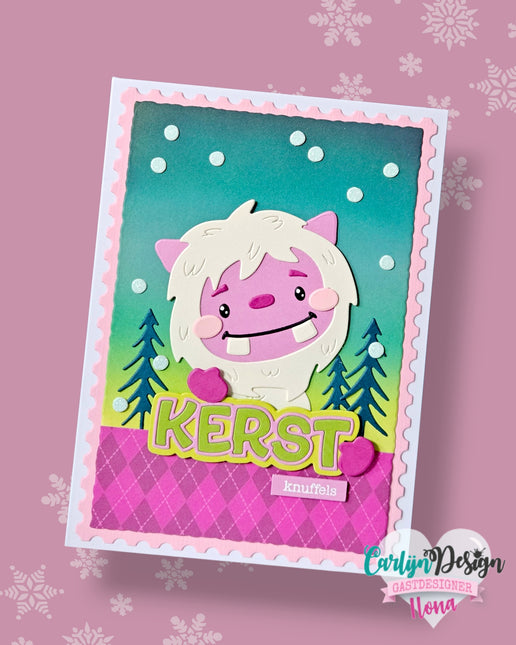 Jocelijne Design Mochi the Yeti Snijmallen CDJD-0061
