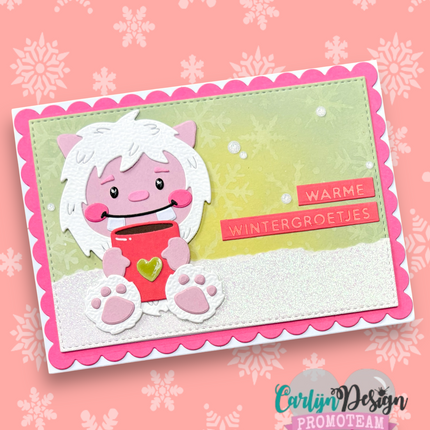Jocelijne Design Mochi the Yeti Snijmallen CDJD-0061