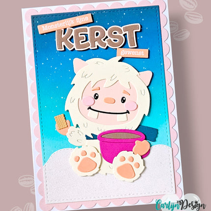 Jocelijne Design Mochi the Yeti Snijmallen CDJD-0061