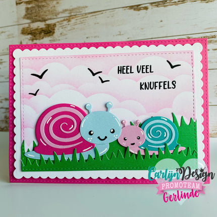 Jocelijne Design Snail Jazz snijmallen CDJD-0028