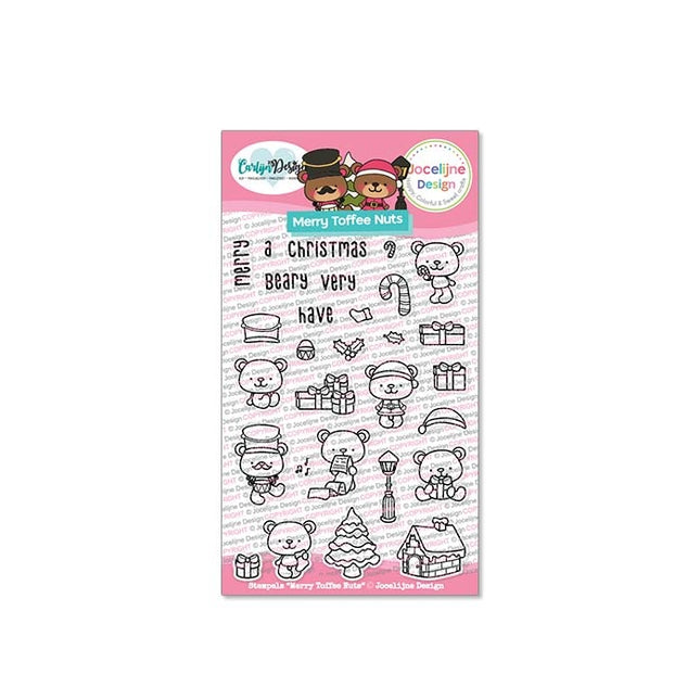 Jocelijne Design Stempels Merry Toffee Nuts CDJD-0049
