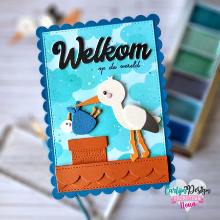 Jocelijne Design Stork snijmallen CDJD-0038