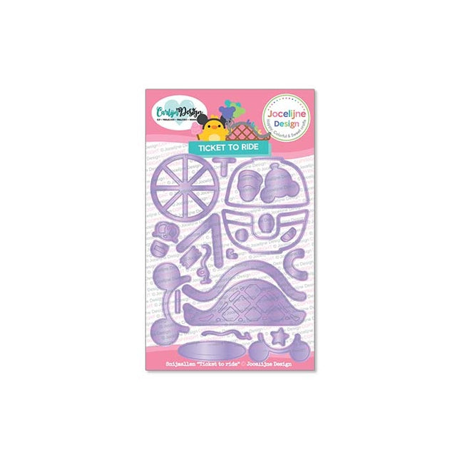 Jocelijne Design Ticket to Ride snijmallen - Jocelijne Design CDJD-0045