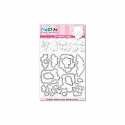 Jocelijne Design Valentine kisses snijmallen CDJD-0002