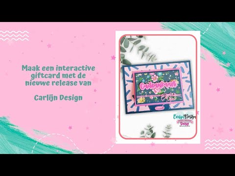 Interactive Giftcard snijmallen CDSN-0361