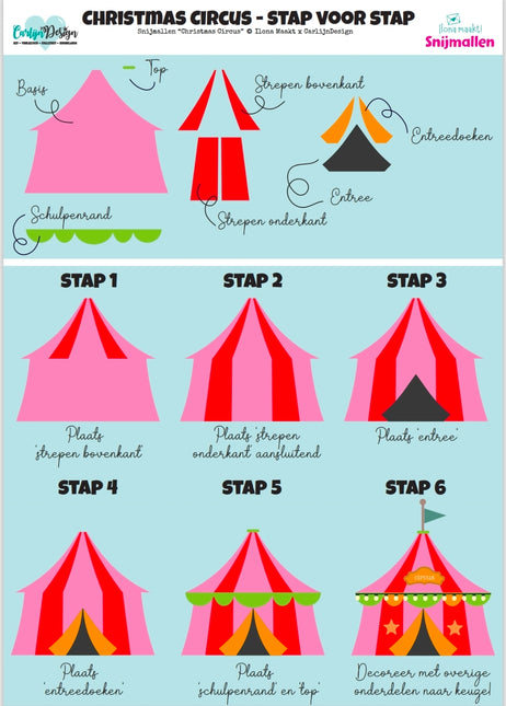 Christmas Circus snijmallen CDSN-0400